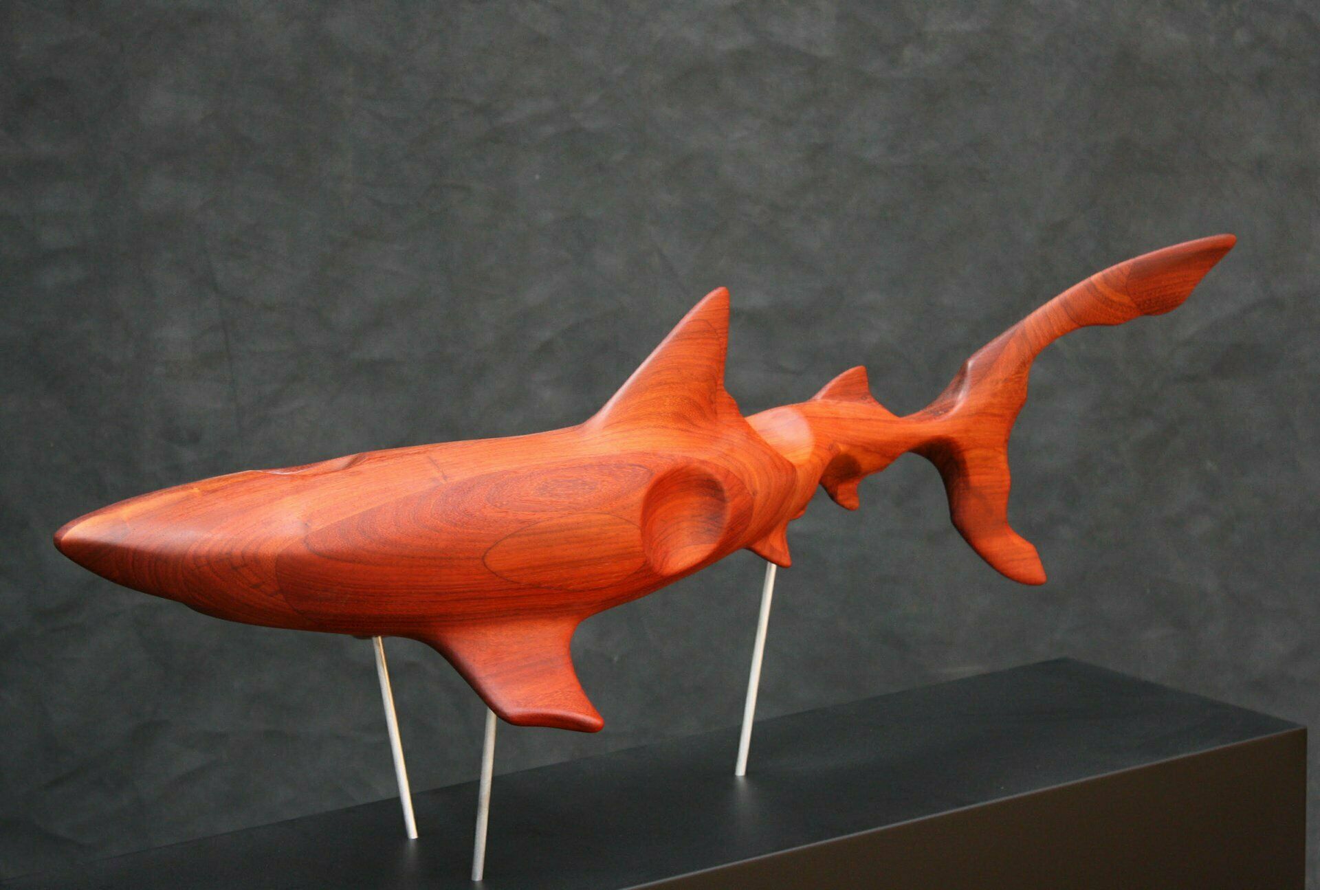 Sculpture "The blue shark" (2017)