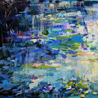 Bild "Cheelful pond" (2025)
