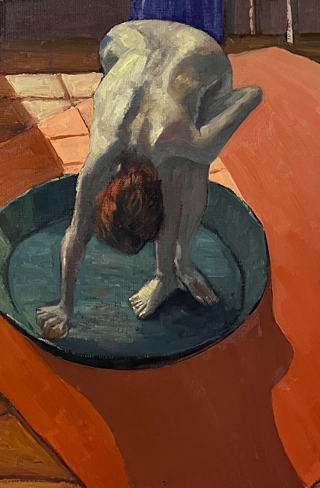 Bild "Der Badezuber - Le Tub 1885-86 nach Edgar Degas" (2019)