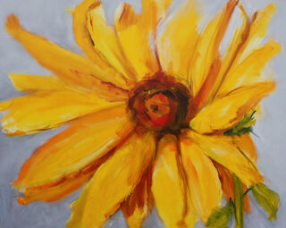 Bild "Sonnenblume (Werk 110807)" (2011)