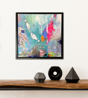 Picture "Fishes In Love No.5 (framed)" (2023)