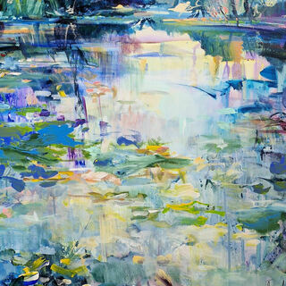 Bild "Cheelful pond" (2025)