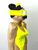 Sculpture "Snorkeler, NEON yellow" (2025)