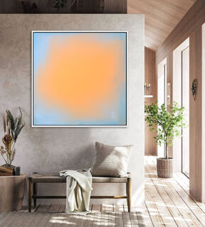Picture "The Beginning /Peach Fuzz In Blue" (2023)