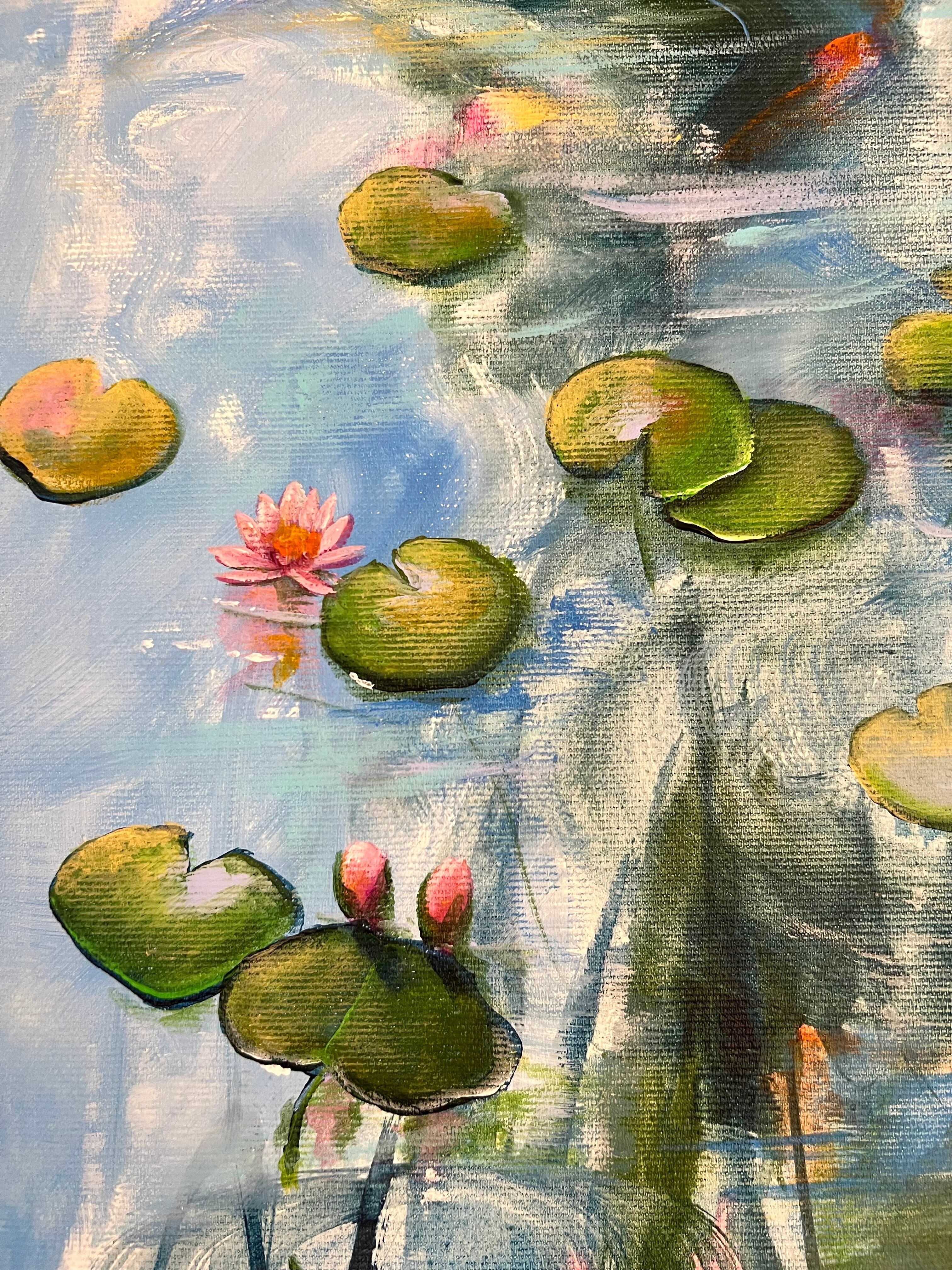 Bild "Sunshine On The Pond 1" (2022)