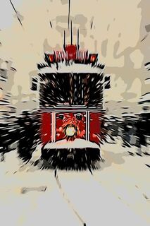 Bild "Schnee-Straßenbahn" (2025)