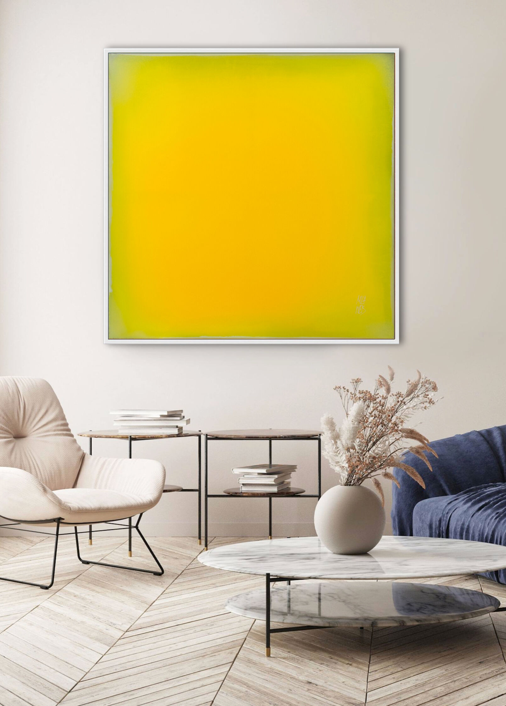 Bild "The Beginning / Exotic Yellow" (2024)
