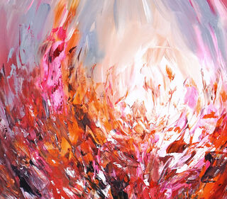 Picture "Magenta Red Energy M 1" (2024)