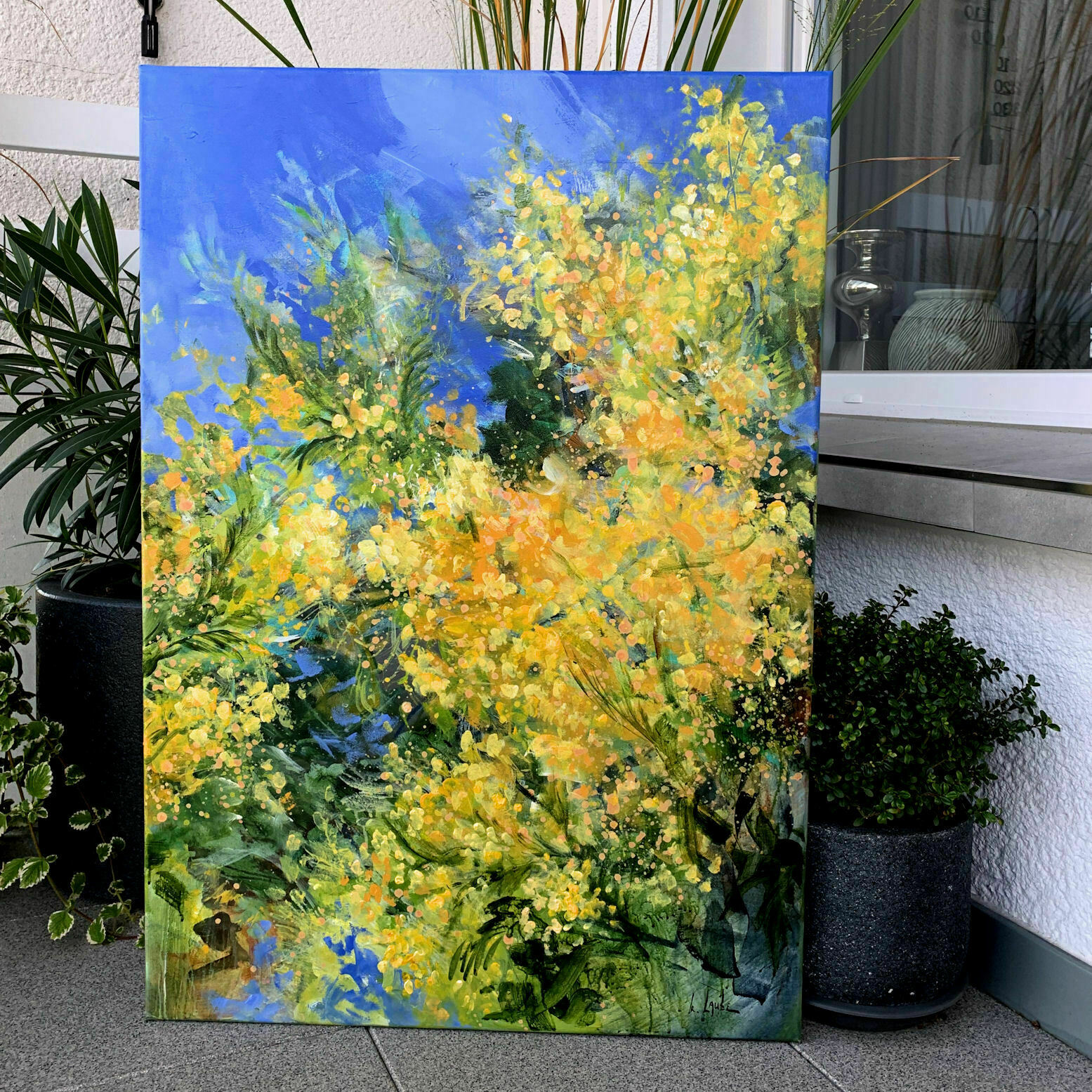 Picture "Mimosa flowers" (2022)