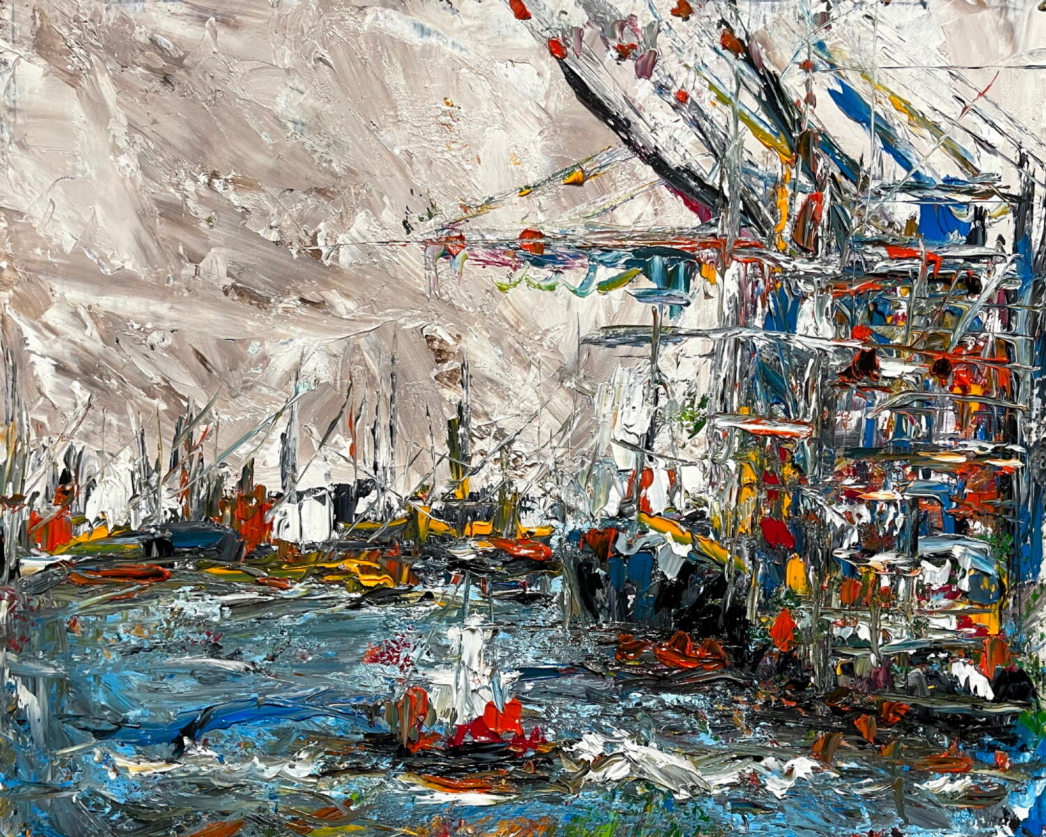 Bild "Hamburg Hafen" (2023)