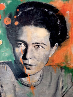 Bild "Simone (de Beauvoir) - en avance sur son temps" (2022)