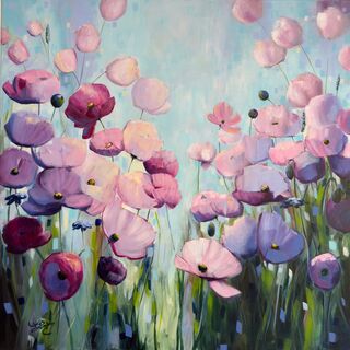 Bild "Poppies Land 14" (2024)