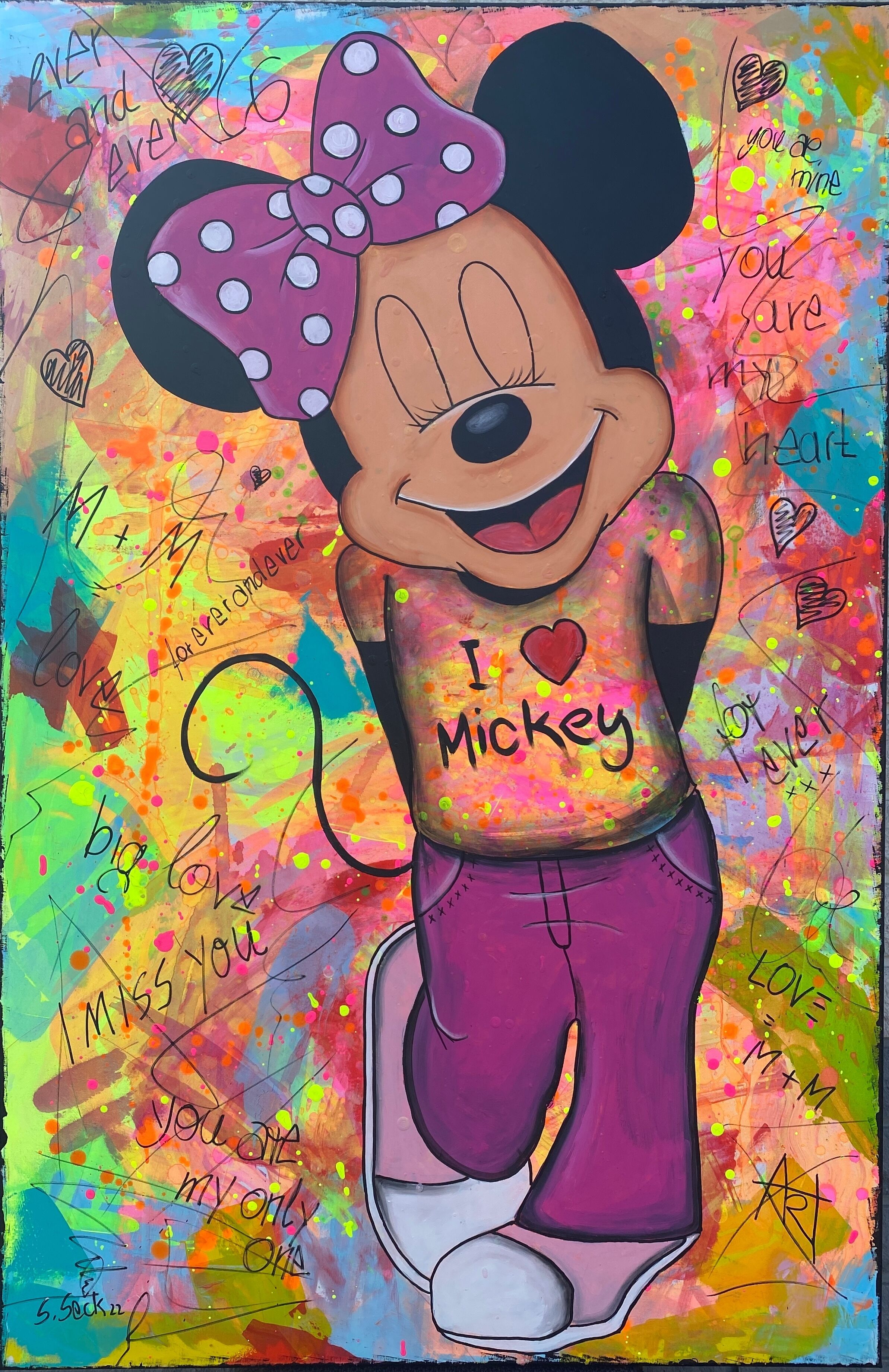 Picture "Minni loves Mickey" (2022)
