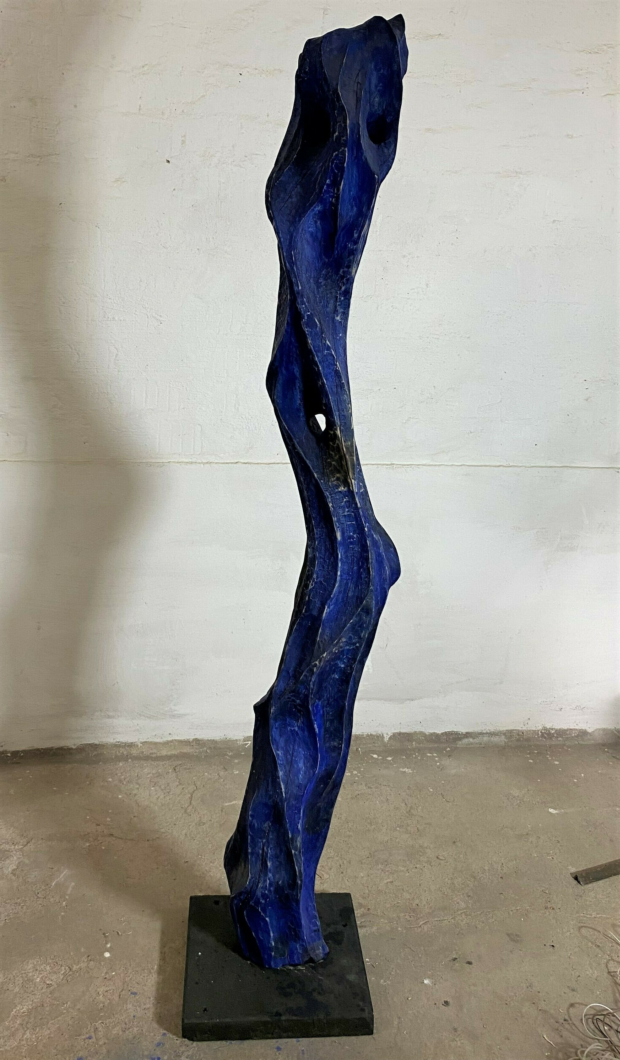 Sculpture "Blue river" (2023)