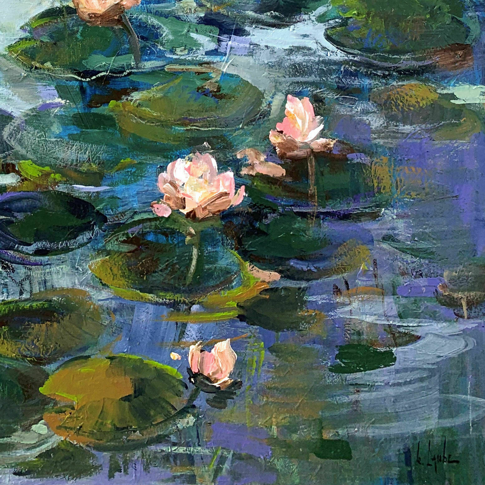 Bild "Lily pond" (2022)