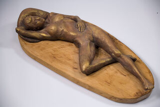 Sculpture "Lying woman" (2015)