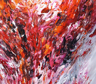 Picture "Magenta Red Energy M 1" (2024)