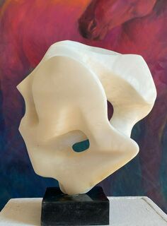 Skulptur "Steinblüte" (2024)