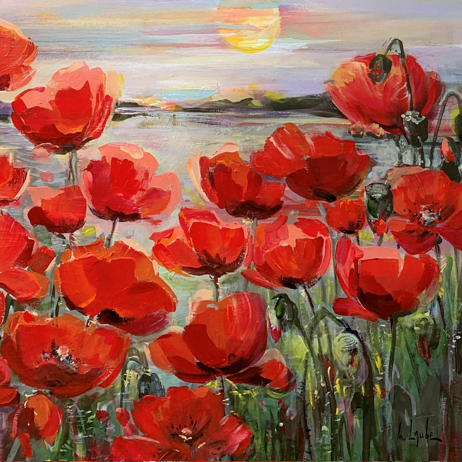 Bild "Poppy flowers II" (2023)