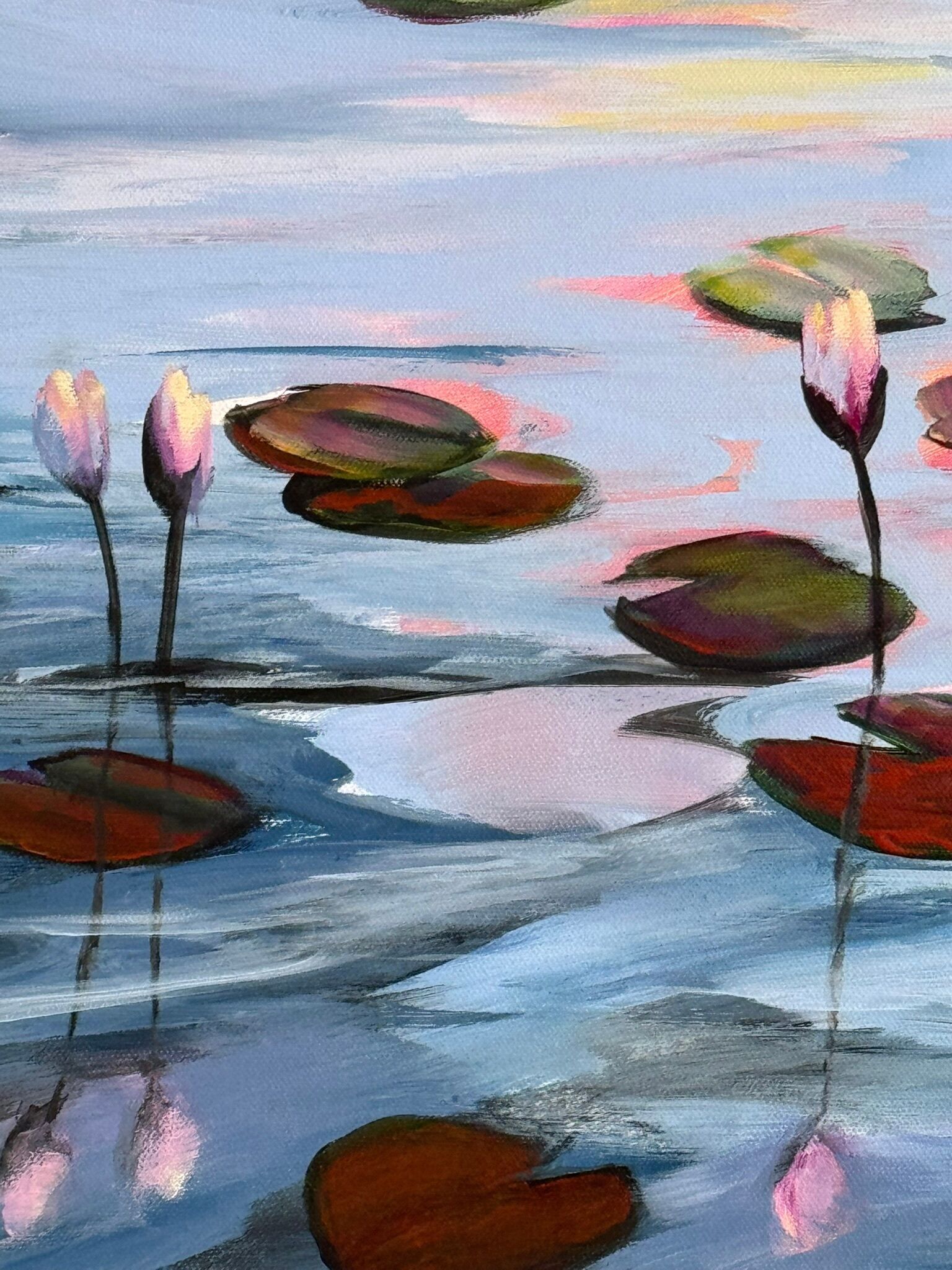 Picture "Water Lilies Land 1" (2025)