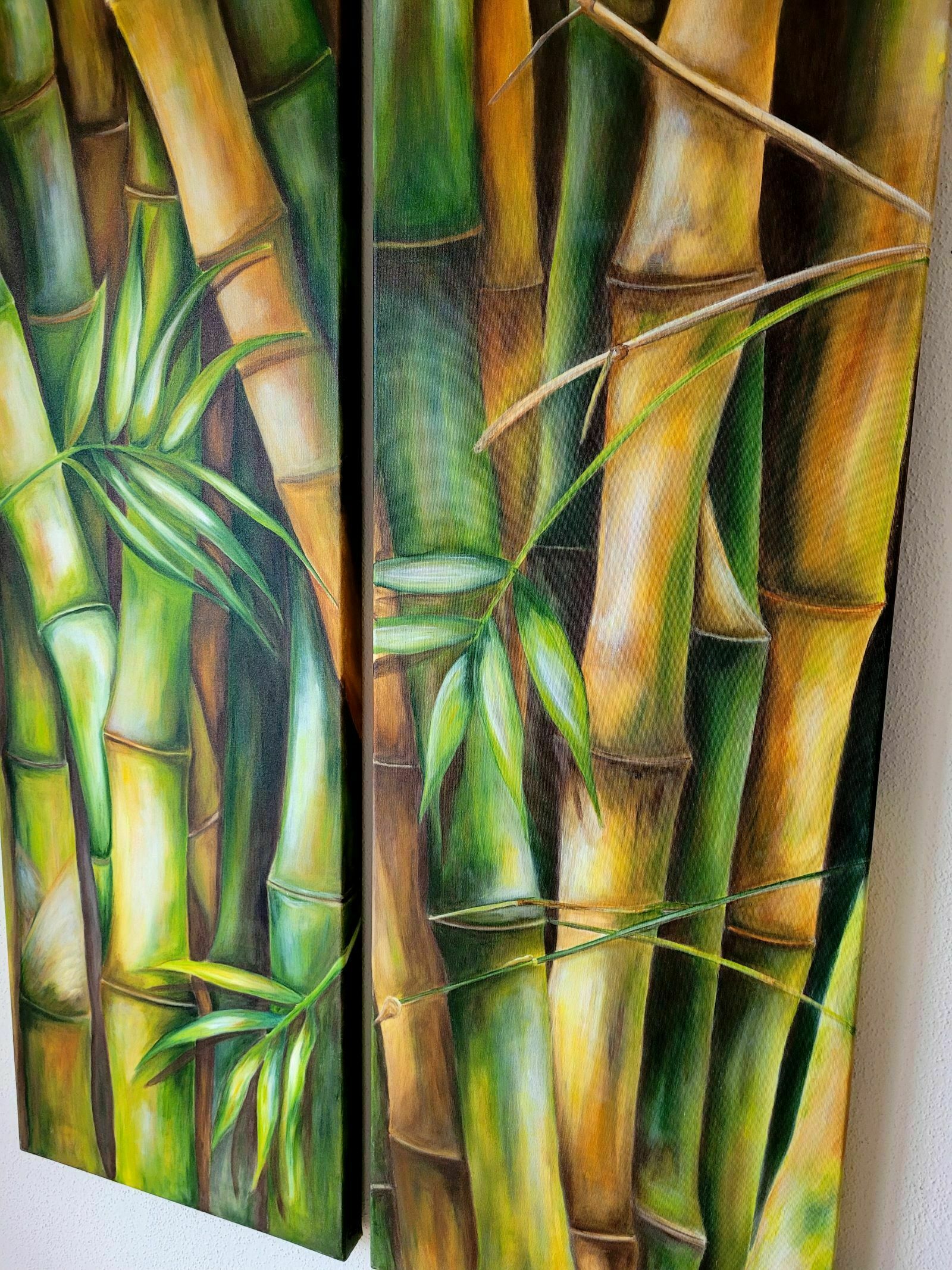 Picture "Bamboo diptych" (2017)