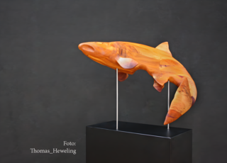 Skulptur "King Salmon" (2019)