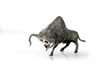 Sculpture "Sculpture "Bull" (2021), version bronze gray patina" (2021)