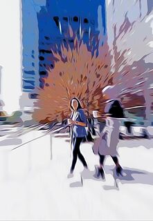 Picture "Blurry tree" (2025)