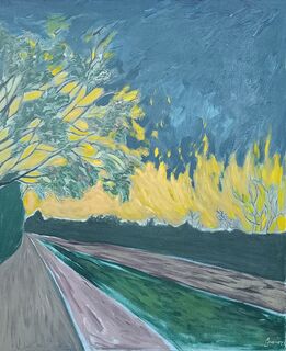 Bild "Der Himmel leuchtete" (2023)