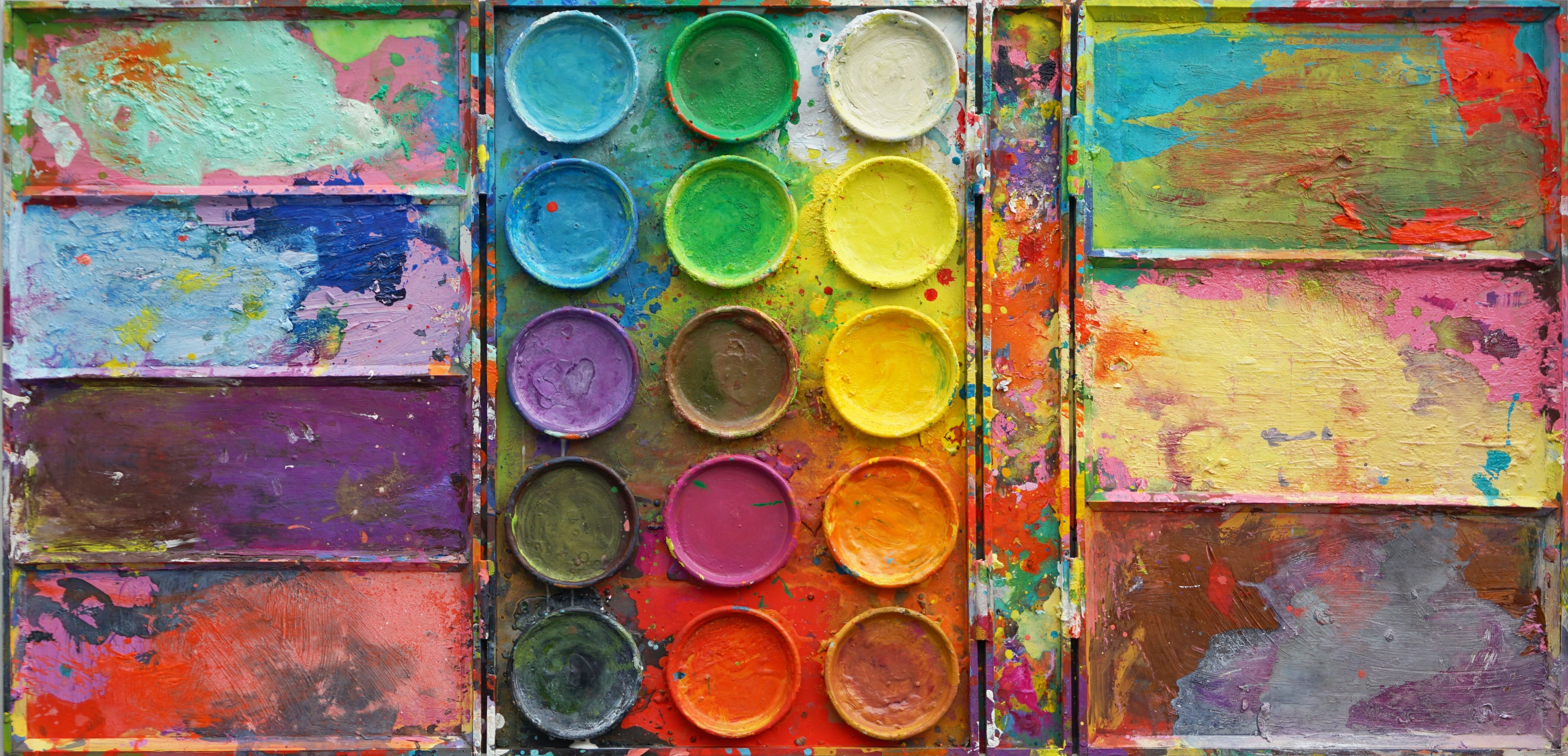 Picture "The journey - colorful, modern art" (2024)