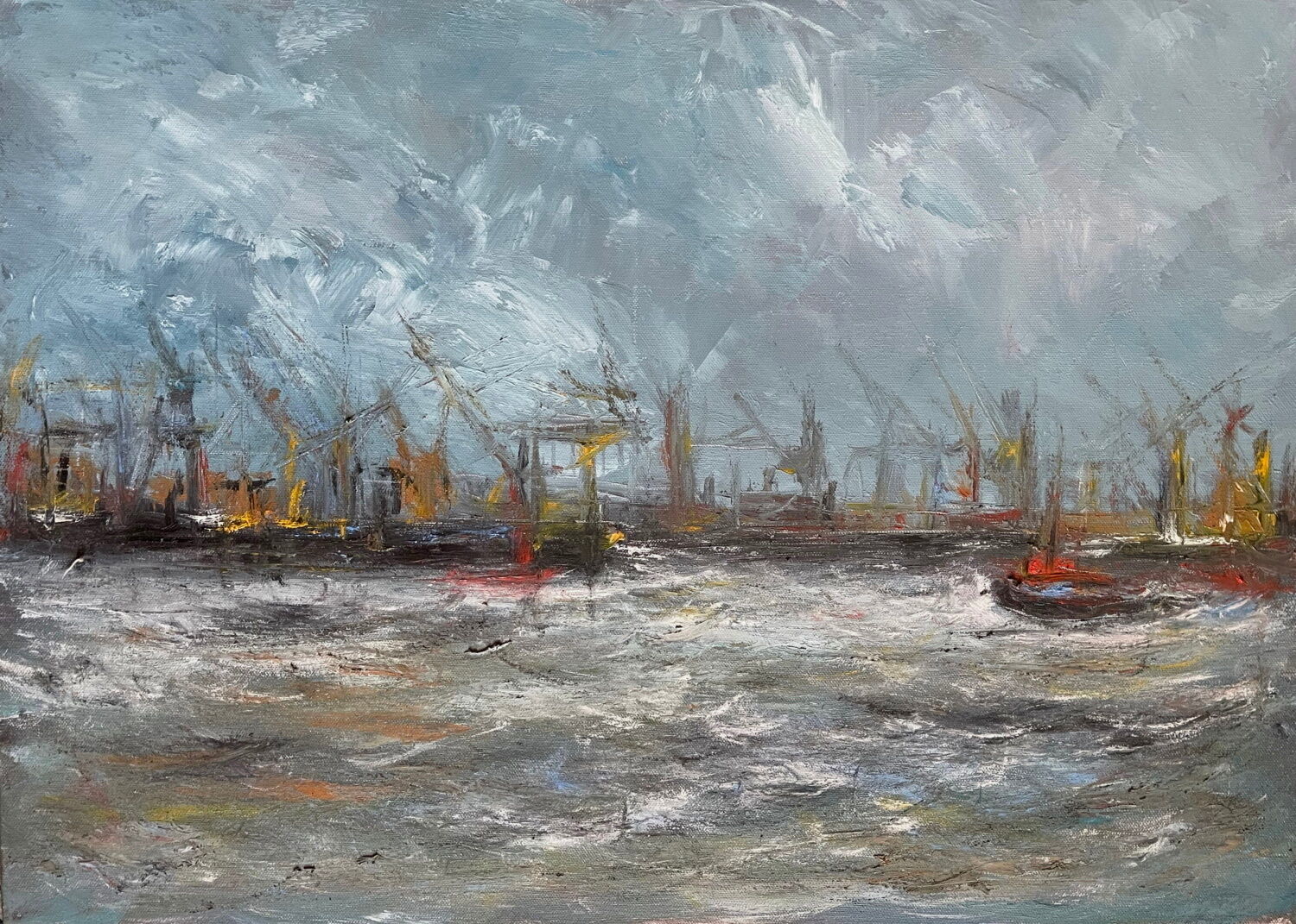 Bild "Hamburg Hafen" (2023)