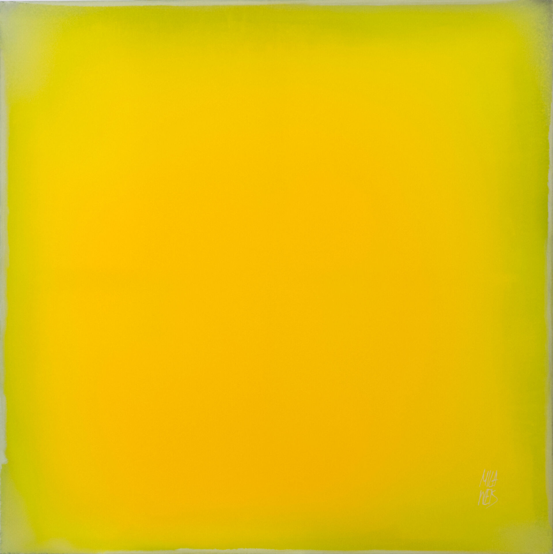 Bild "The Beginning / Exotic Yellow" (2024)