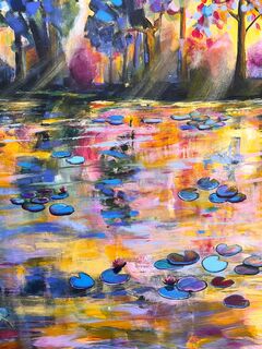 Bild "Sunshine On The Pond 10" (2023)