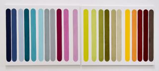 Bild "Barcode #5 (Diptychon)" (2024)