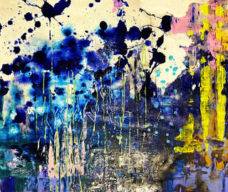 Bild "Blaue Blumen" (2025)