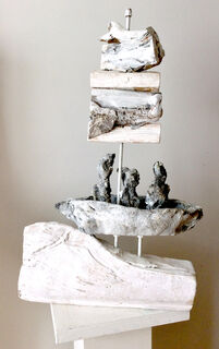Sculpture "Rule the waves" (2023)