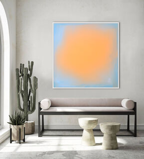 Picture "The Beginning /Peach Fuzz In Blue" (2023)