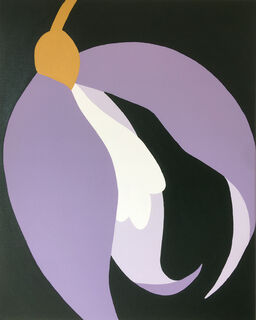 Picture "Snowdrop in Lavender on Sap Green" (2025)
