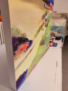 Picture "Rose along the river" (2023)