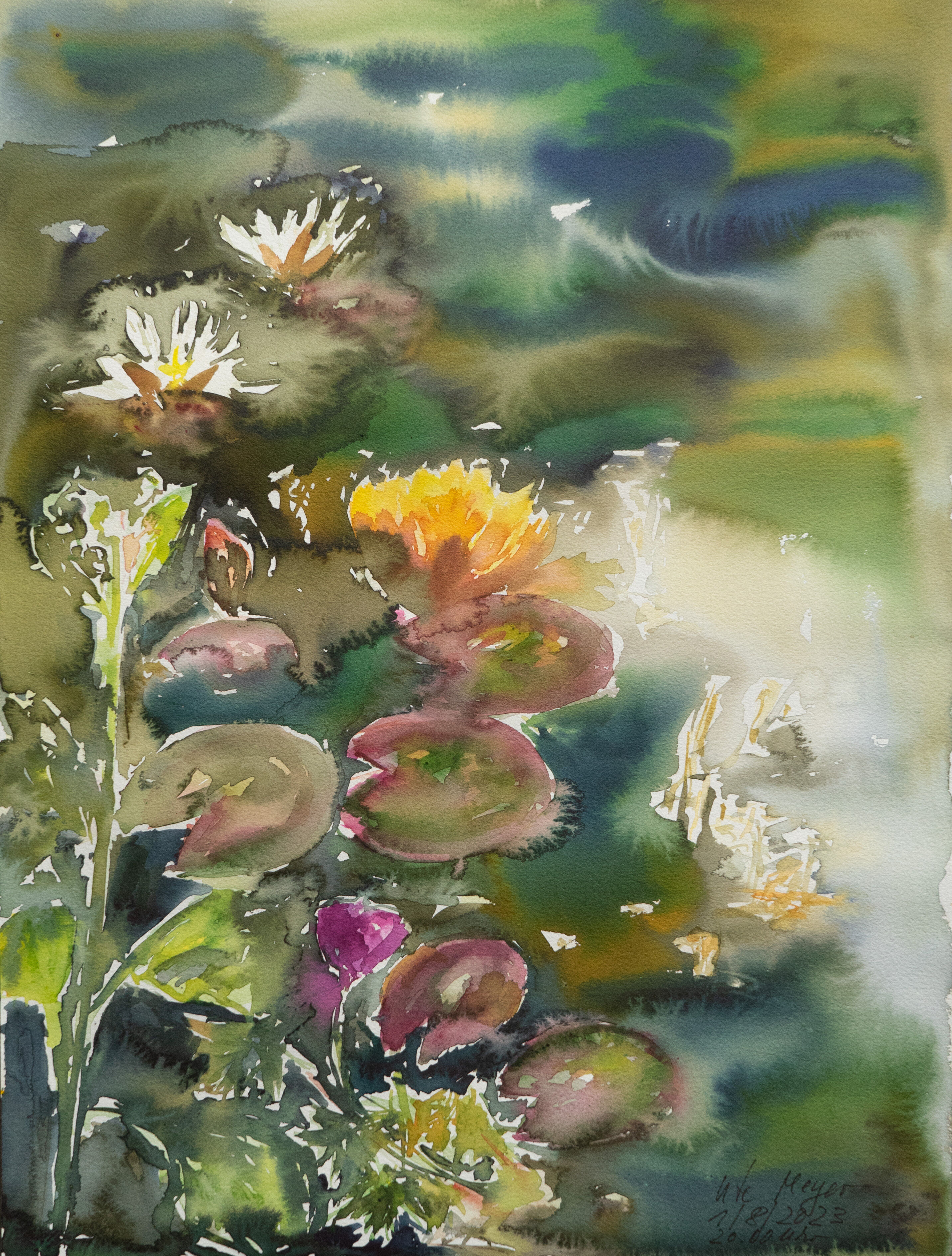 Picture "Water lilies" (2023)