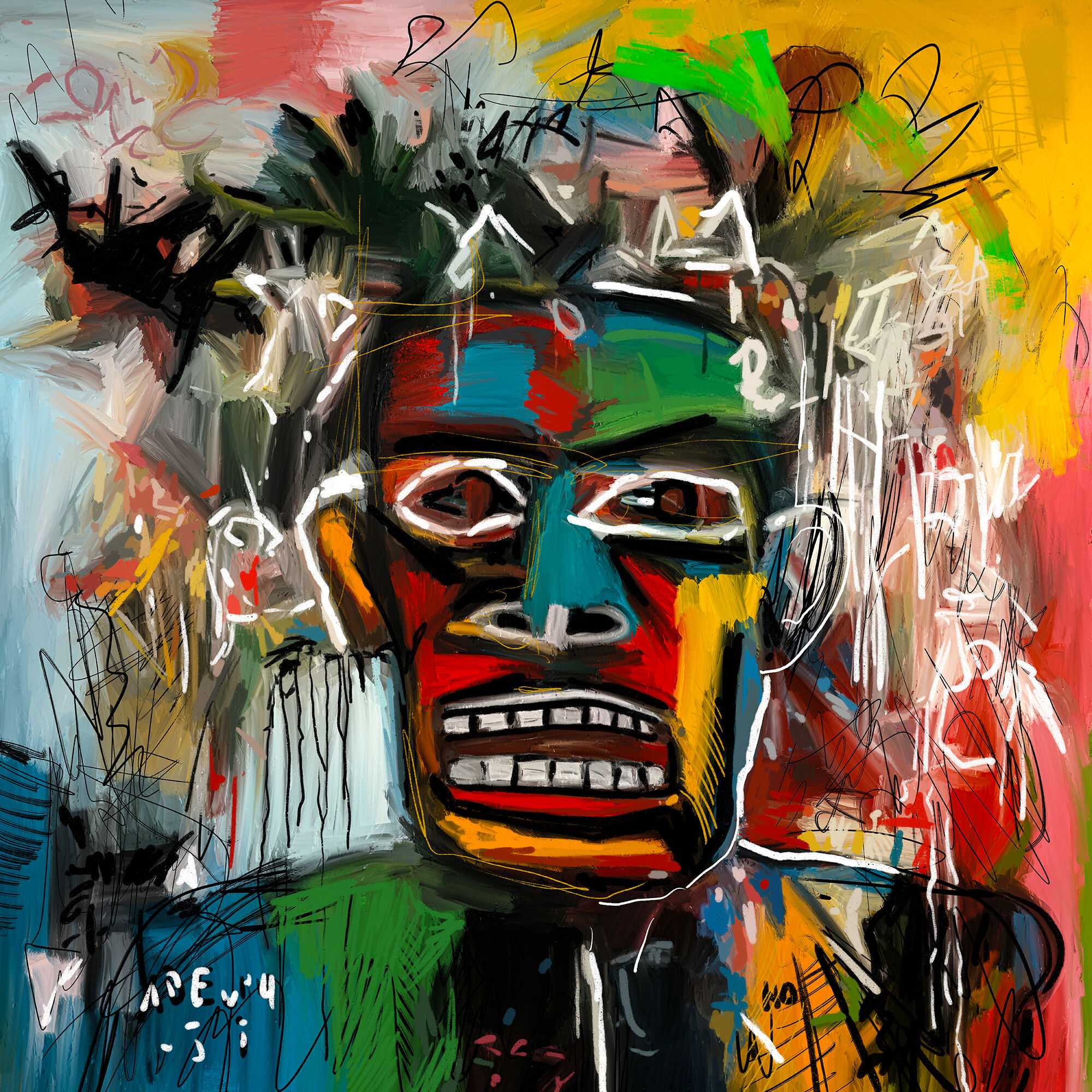Bild "Like a Basquiat" (2023)