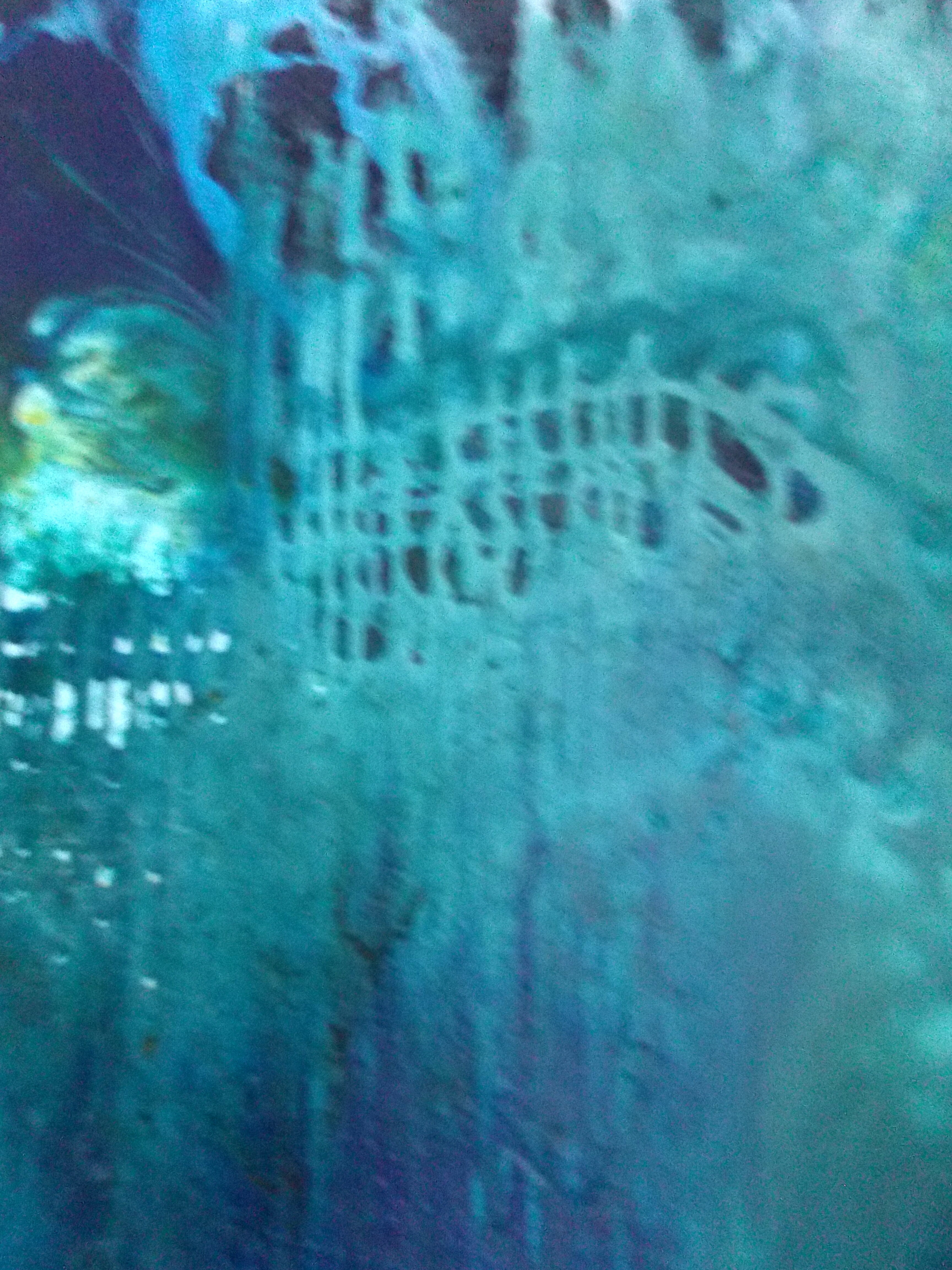 Bild "blue detection 1 - diptychon" (2022)
