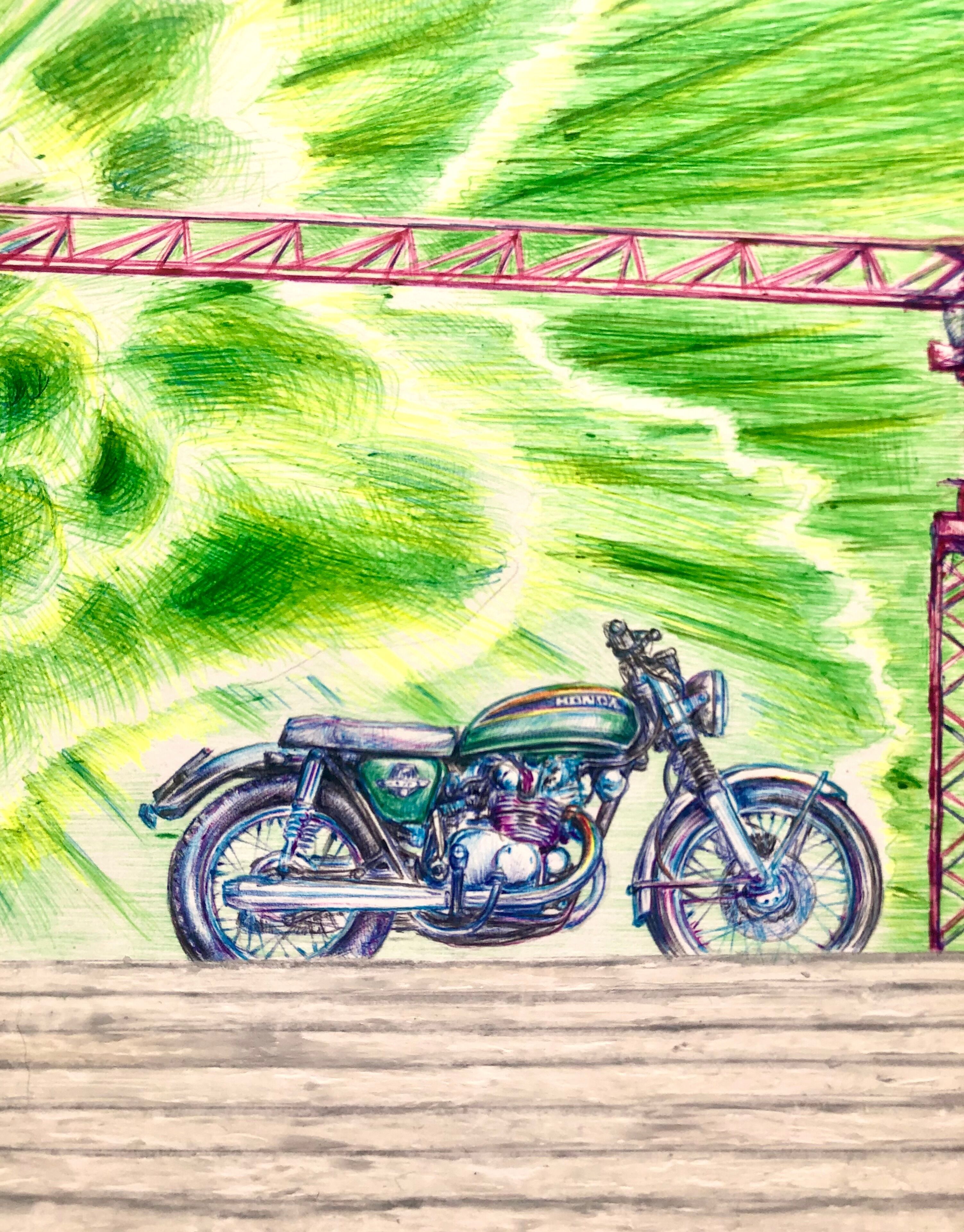 Bild "Motorrad Honda CB 450" (2021)