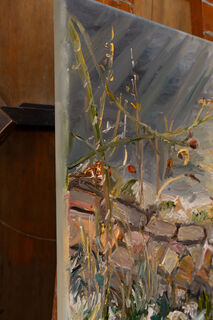 Picture "At the pond in January I" (2024)