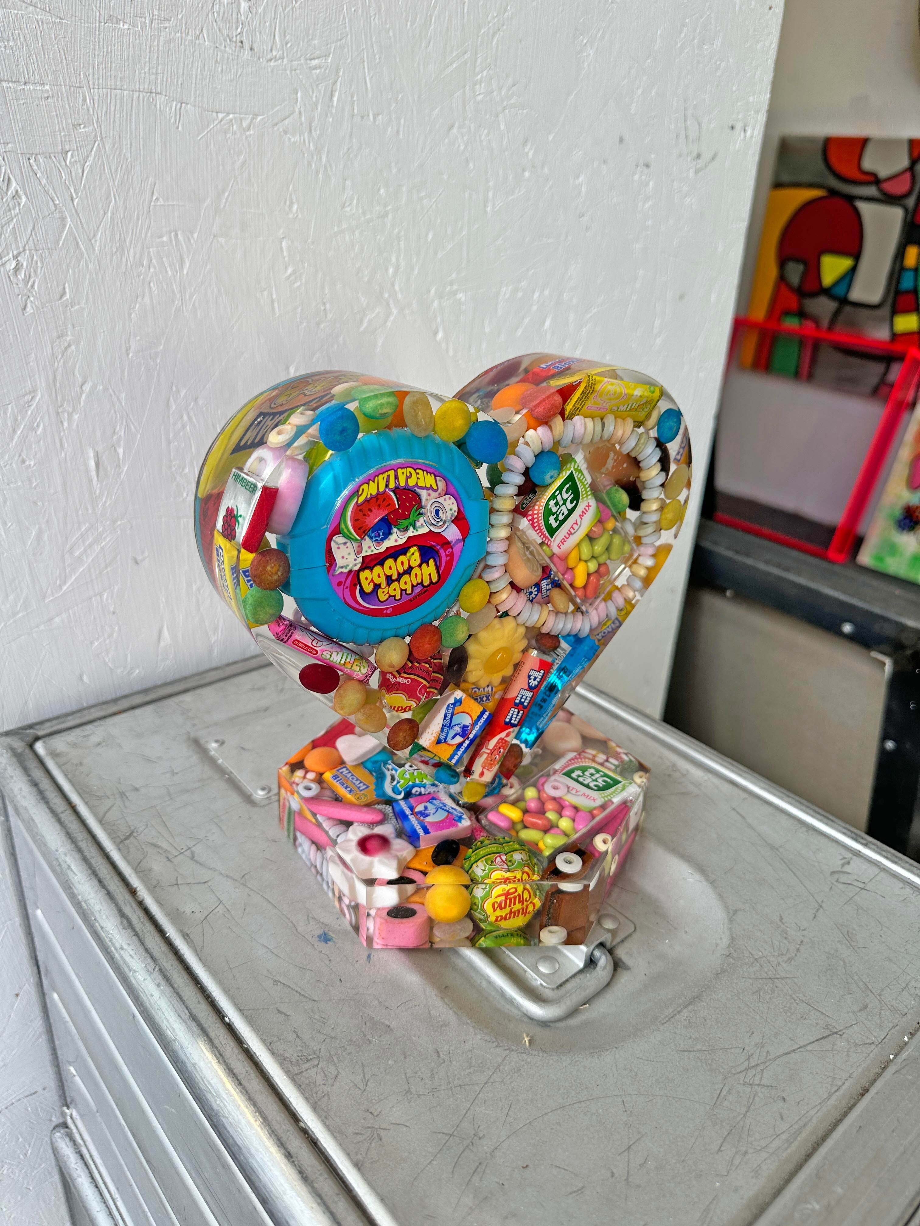 Skulptur "Candy Herz" (2024)