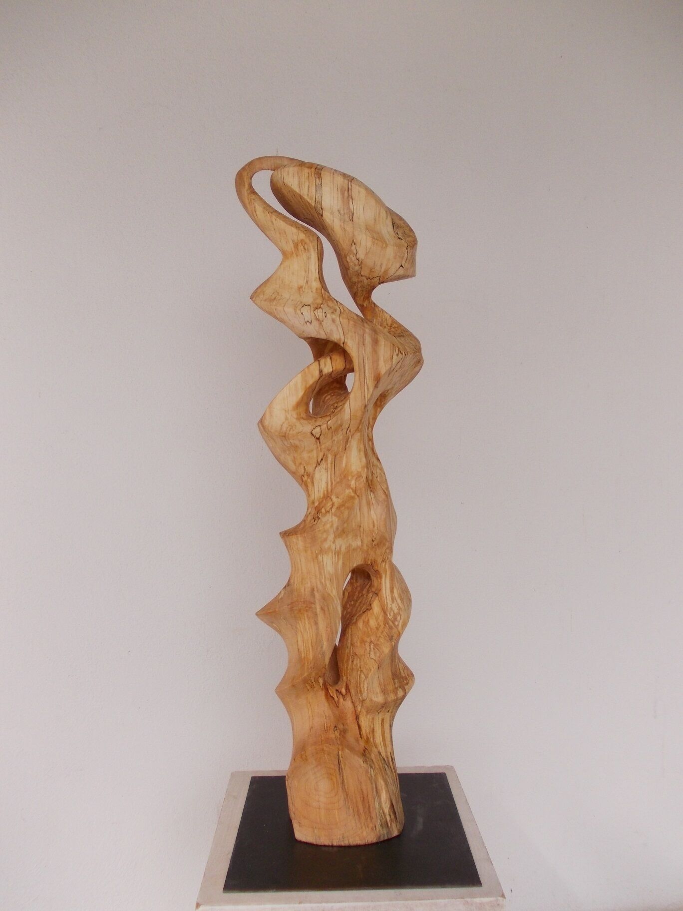 Sculpture "Conversation with the birch tree" (2017)