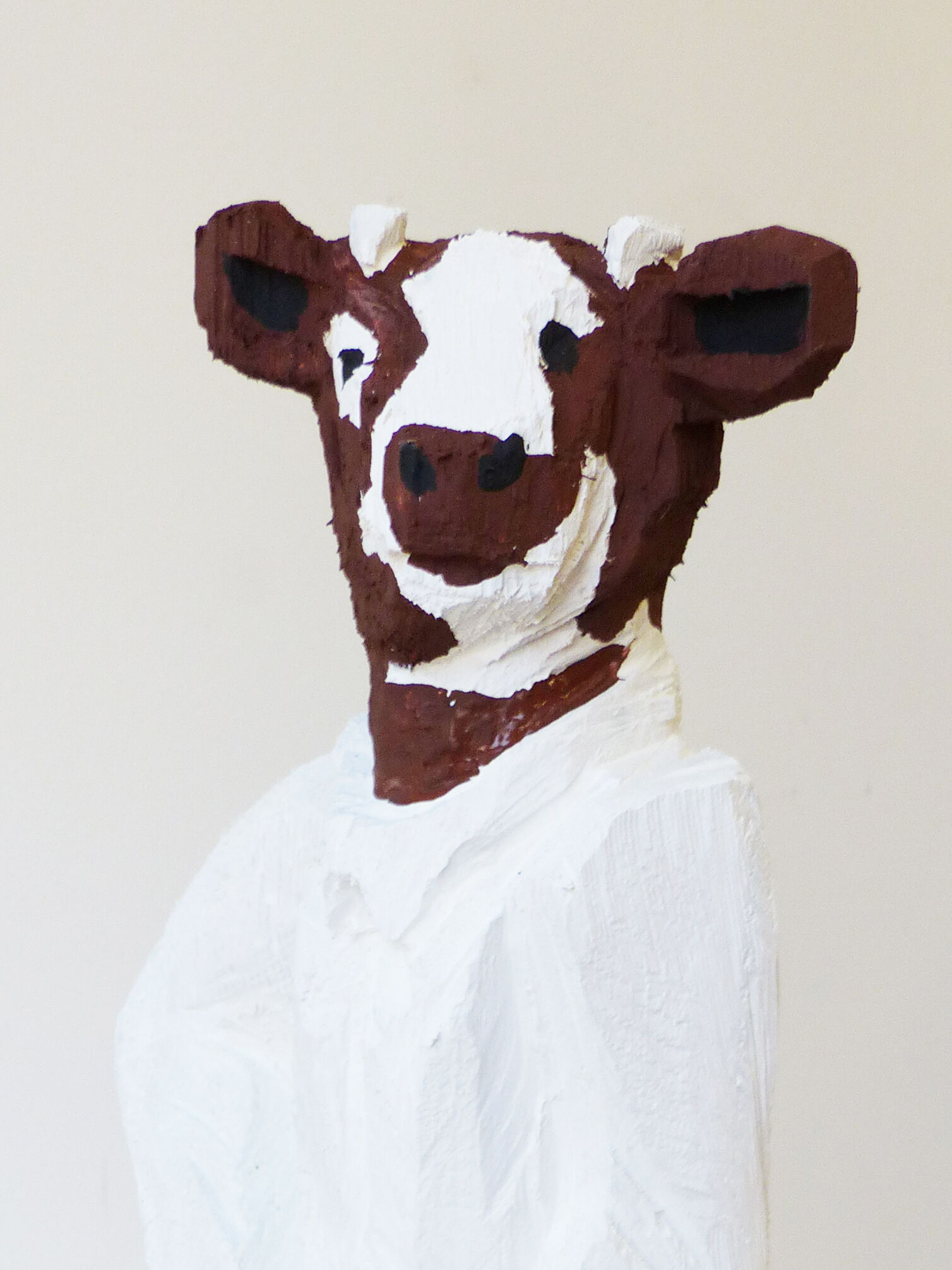Sculpture "Human animal bull" (2022)