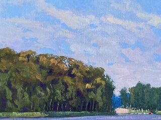Picture "Autumn arrives at Lake Wolgast." (2024)