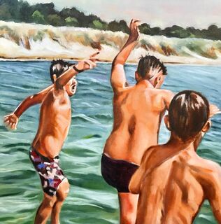 Bild "Sprung ins Wasser" (2022)