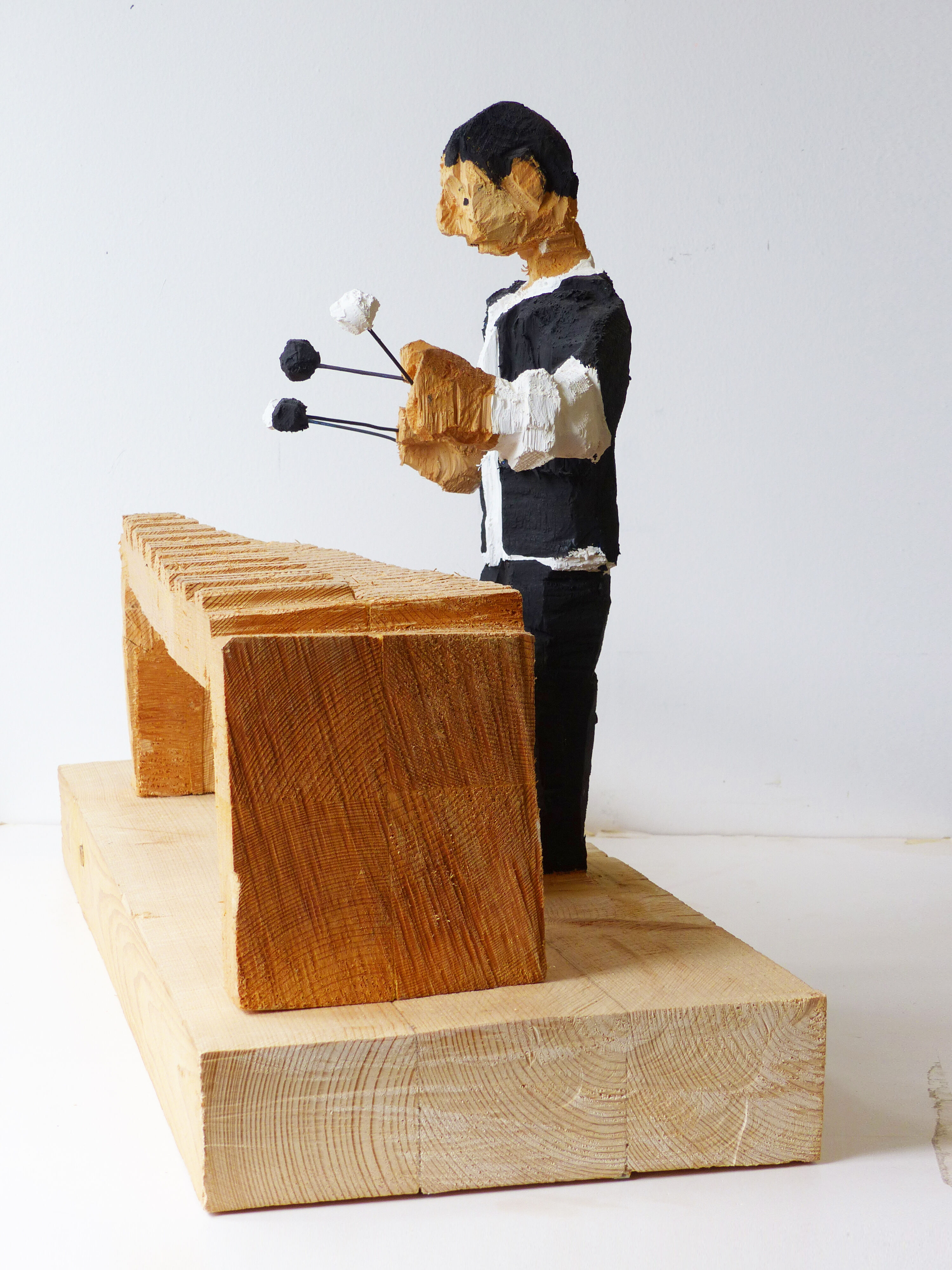 Skulptur "Musiker mit Xylophon" (2020)